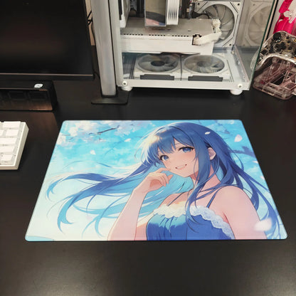 GOGOSOLO Skyline Sora glass mousepad